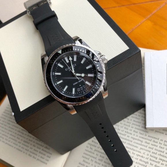 GUCCI PVD SPORT 45MM DIVE WATCH! WITH BOX! NEW! - Picture 1 of 5